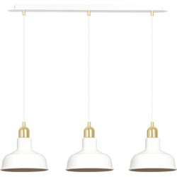 industriële hanglamp Silvestri Wit 3-lichts