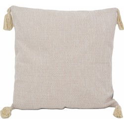 Sierkussen Tassle Washed Cream | 45 x 45 cm | Katoen
