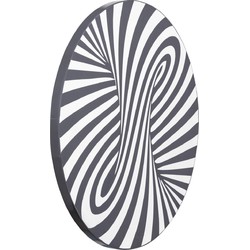 PTMD Wandpaneel Hallie - 60x3x60 cm - Hout - Wit