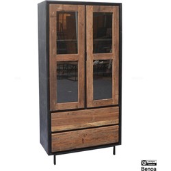 Benoa Anayah Glass Door Cabinet 90 cm