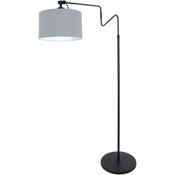 Anne Lighting vloerlamp Linstrøm - zwart - metaal - 95 cm - E27 fitting - 3950ZW