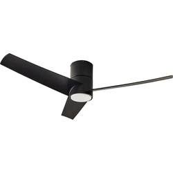 Beliani CANETE - Plafondlamp met ventilator-Zwart-Synthetisch materiaal