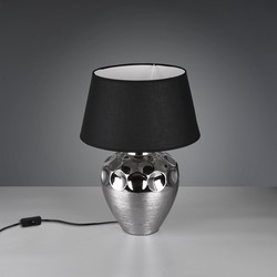 Moderne Tafellamp  Luanda - Kunststof - Zilver