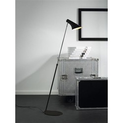 Staande lamp design zwart of wit E14 740-1290mm hoog