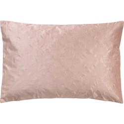 Dutch Decor SJOERD - Sierkussen 40x60 cm - roze - velvet - Dutch Decor