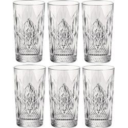 Bormioli Rocco Drinkglazen - 6x stuks - transparant - glas - 490 ml - Drinkglazen