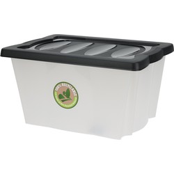 Opberg box/doos - kunststof - 20 liter - 43 x 33 x 24 cm - Opbergbox