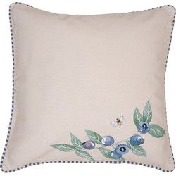 Clayre & Eef Kussenhoes Beige Katoen Bos Dieren Herfst