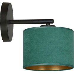 Minimalistische wandlamp Amato Zwart