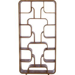 Light & Living - Kast open LABARE - 100x30x200cm - Bruin