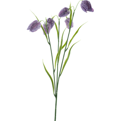 Fritallaria spray purple 60 cm kunstbloem - Nova Nature