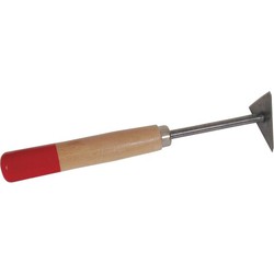 Driehoekschraper/verfkrabber - 25 cm - met beschermhoes - 6 cm breed - Verfkrabber