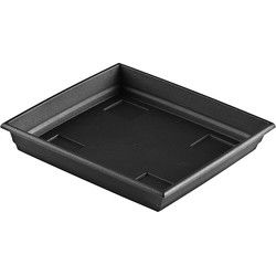 Bloempot Onderschaal - antraciet - Kunststof - 27 cm - Plantenpotten