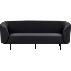 LOEN - Driezitsbank - Zwart - Polyester
