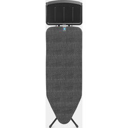 Strijkplank C, 124x45 cm, solide stoomunithouder - Denim Black