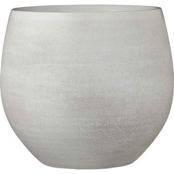 Mica Decorations douro bloempot rond off white maat in cm: 28 x 33