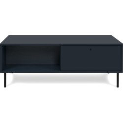 Table basse avec 2 tiroirs et 2 niches L110 cm - BOGOTA