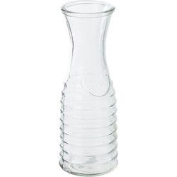 Secret de Gourmet schenk Karaf - 1 liter - glas - D10 x H26 cm - Schenkkannen
