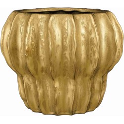 Mica Decorations Bloempot Altea - 24.5x24.5x20 cm - Keramiek - Goud