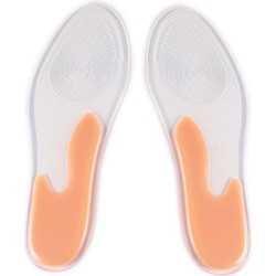 Inlegzolen voor voetboogondersteuning 37-39 transparant silicone 26 x 9,5 cm