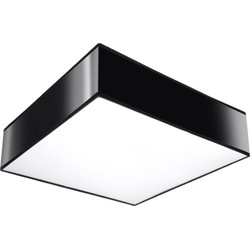 Plafondlamp minimalistisch horus zwart