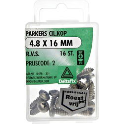 Parkers ck 4,8xx16mm rvs 16st