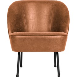 BePureHome Vogue Fauteuil - Leer - Cognac -  69x57x70