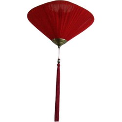 Fine Asianliving Chinese Lampion Lucky Rood Zijde D40xH25cm