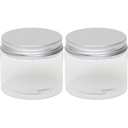 2x Mini weckpotje/inmaakpotje 150 ml van kunststof - Weckpotten