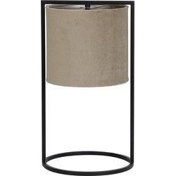 D - Light & Living - Tafellamp SANTOS  - 25x25x45cm - Bruin