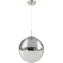 Moderne hanglamp Varus - L:33cm - E27 - Metaal - Grijs