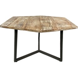 SVJ Salontafel  - 56 x 74 x 45 cm - Metaal - Zwart