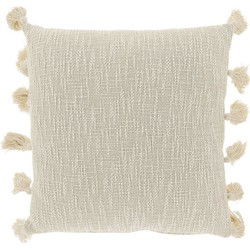 Unique Living - Sierkussen  Jonne Dove White -45x45cm