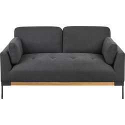 SKAVEN - Tweezitsbank - Zwart - Polyester