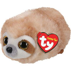 TY Teeny Tys Luiaard Knuffel Dangler 10 cm