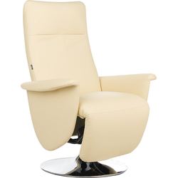 PRIME - Relaxfauteuil - Crème - Kunstleer