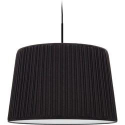 Kave Home - Guash lampenkap in zwart, Ø 50 cm