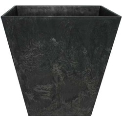 Bloempot Pot Ella zwart 40 x 40 cm - Artstone