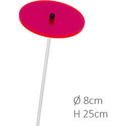 Zonnevanger Rood-Roze (kleur fuchsia) klein 25x8 cm - Cazador Del Sol