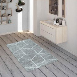 Badkamer Vloerkleed Kaurela - Grijs - 80x150 cm