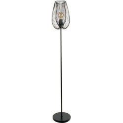 Vloerlamp Lucid - Ijzer Zwart - Ø22x150cm