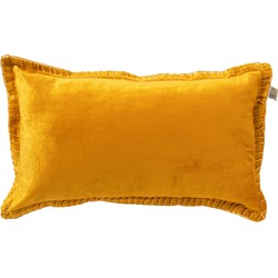 Dutch Decor REBEL - Sierkussen velvet 30x50 cm Golden Glow - geel - Dutch Decor