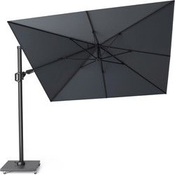 Zweefparasol Challenger Zijwaarts Kantelbaar (T2) 3x3 meter antraciet zonwering