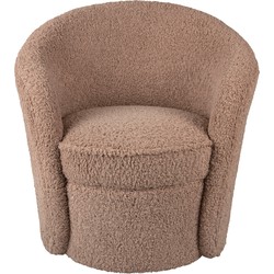 Leitmotiv - ArmFauteuil Cuddly Teddy - Zandbruin