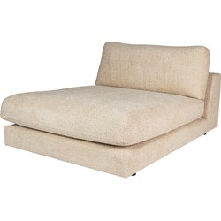 PTMD Nilla sofa chaise longue no arm SiC Ant3 Sand