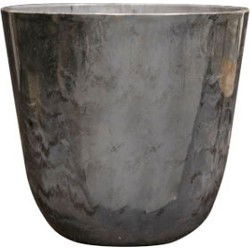 Pot Palermo marble grey D23 H22 cm