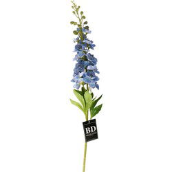Bellatio Design Kunstbloem bloesemtak ridderspoor - 87 cm - paars - Kunstbloemen