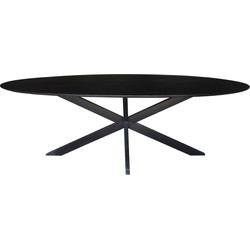 Livingfurn Oslo Black Oval 240 cm