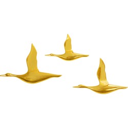 Wanddecoratie Flying Ducks (Set van 3)