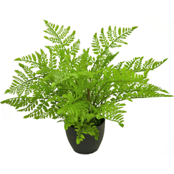 Hoyz Greenery - Kunst varen 35 cm in sierpot zwart